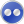 Blue Flickr White Icon 24x24 png